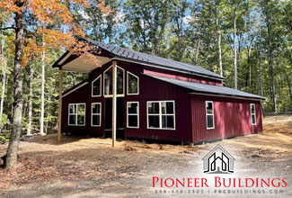 Custom Building with a Porch